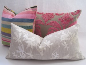 MoGirl DESIGNS Mixed Cushion Covers 004  DG OMBRIONE Pink, Lorca YACATAN Clarissa Hulse POTENTILLA